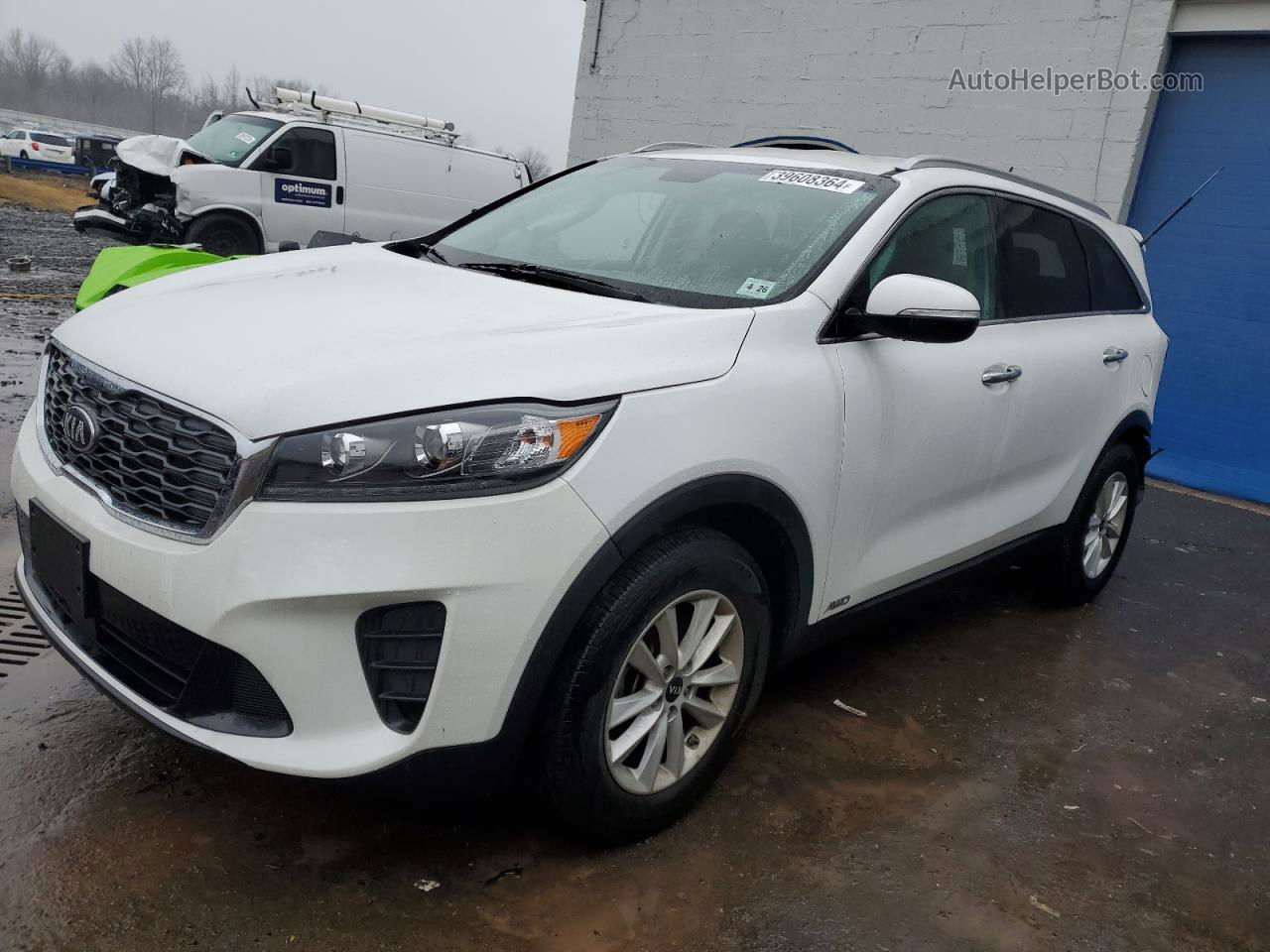 2020 Kia Sorento L White vin: 5XYPGDA39LG658909