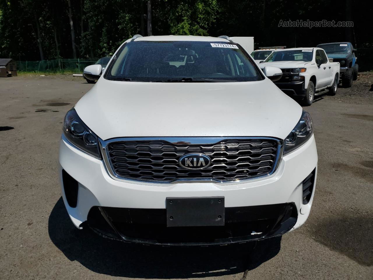 2020 Kia Sorento L White vin: 5XYPGDA3XLG624302