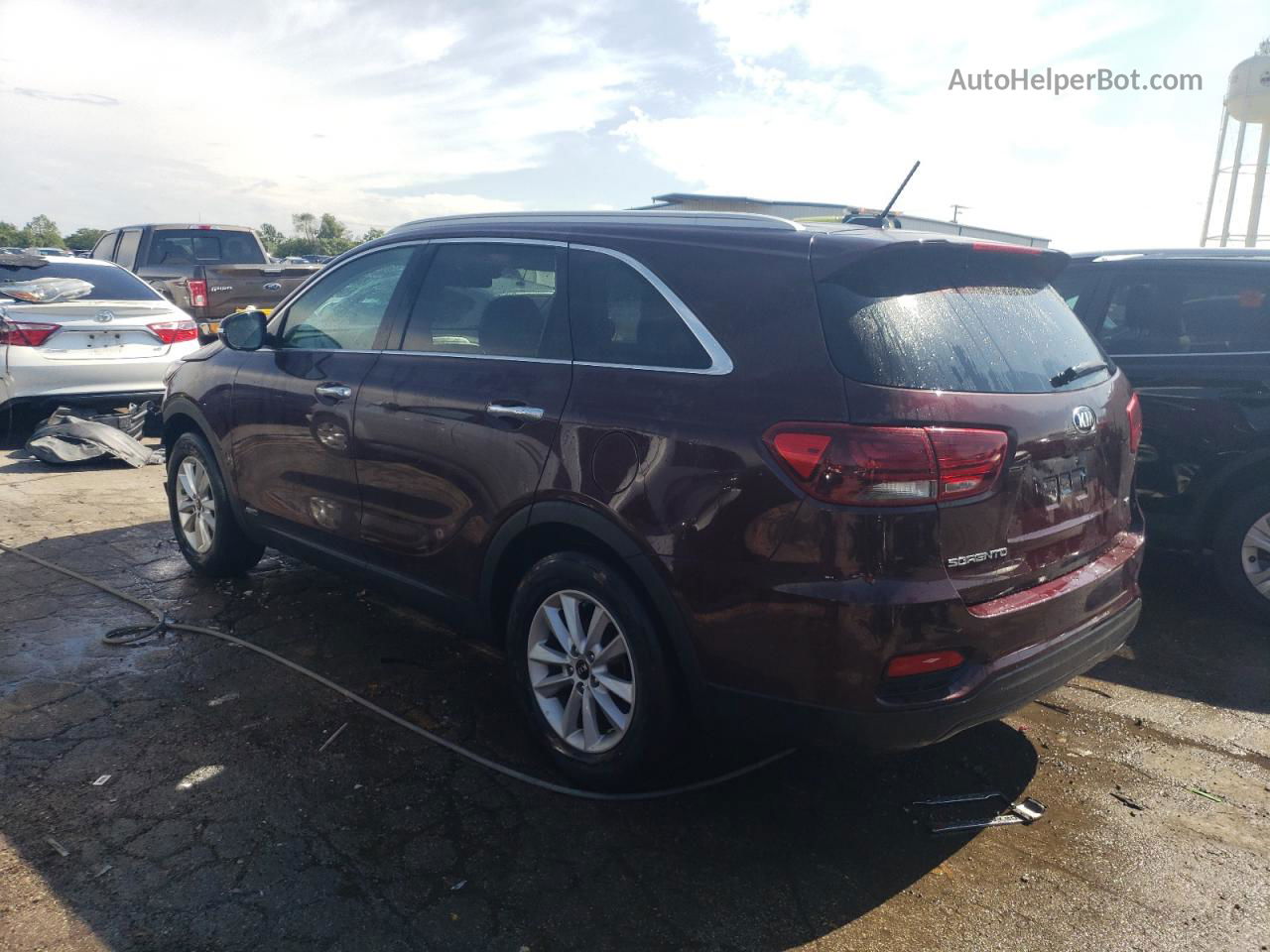 2020 Kia Sorento L Burgundy vin: 5XYPGDA3XLG636305