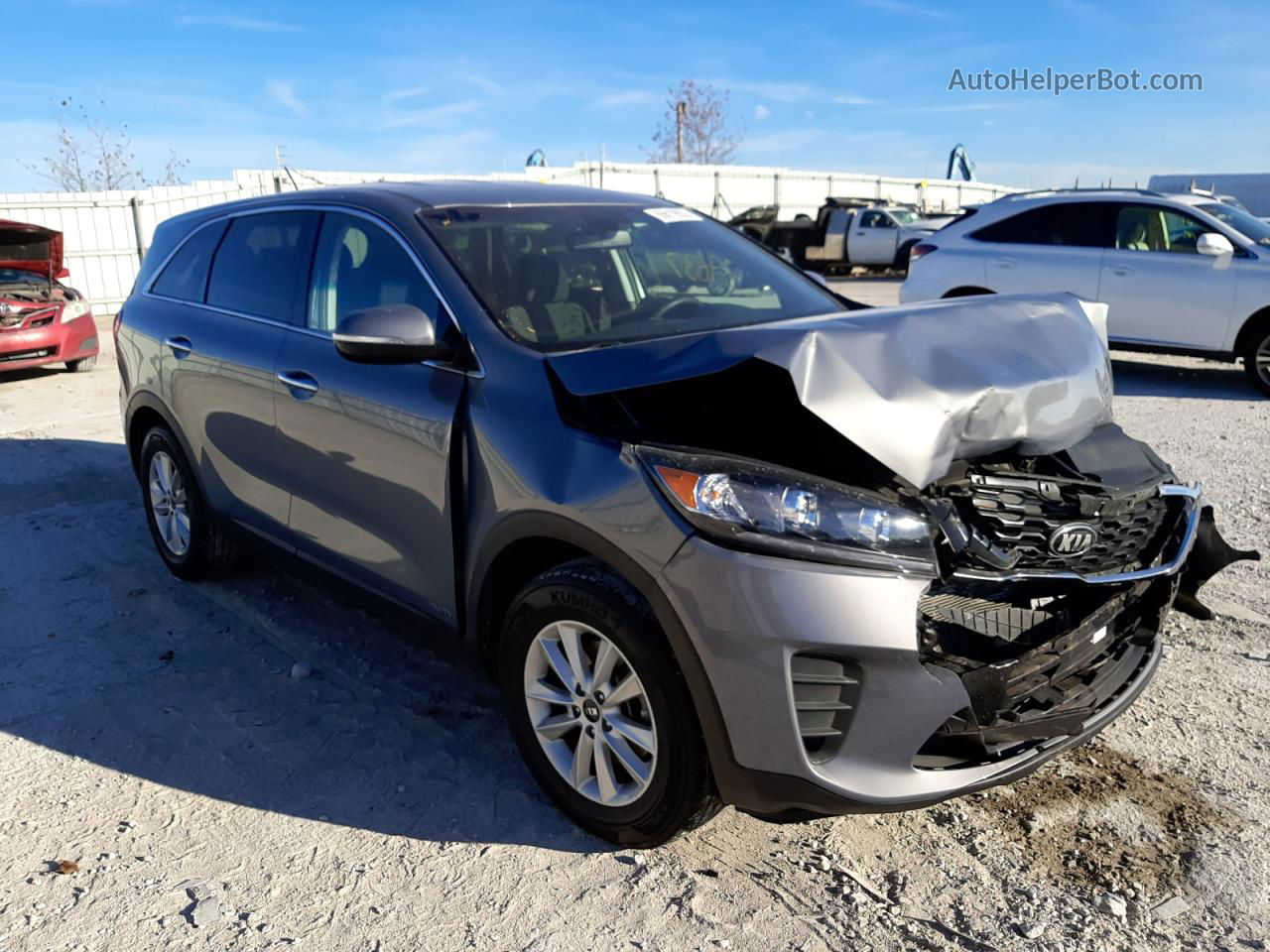 2020 Kia Sorento L Gray vin: 5XYPGDA3XLG655310