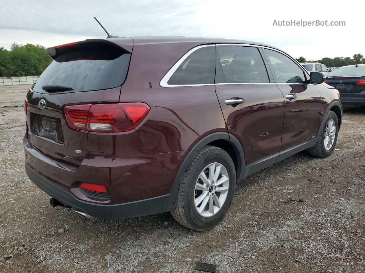 2020 Kia Sorento L Бордовый vin: 5XYPGDA3XLG684631