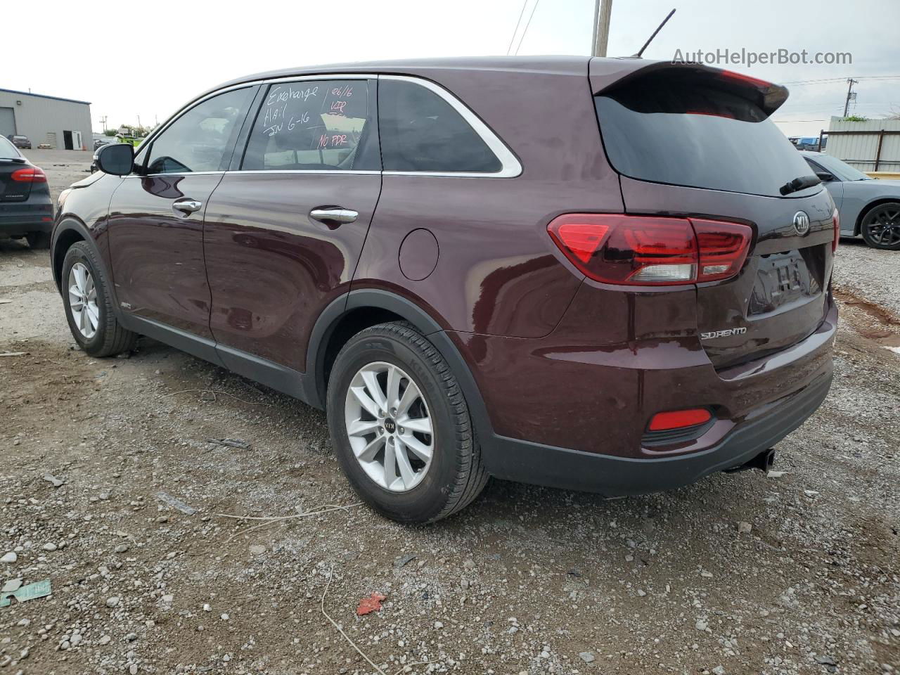 2020 Kia Sorento L Burgundy vin: 5XYPGDA3XLG684631