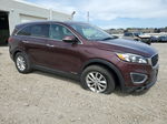 2017 Kia Sorento Lx Maroon vin: 5XYPGDA50HG200264