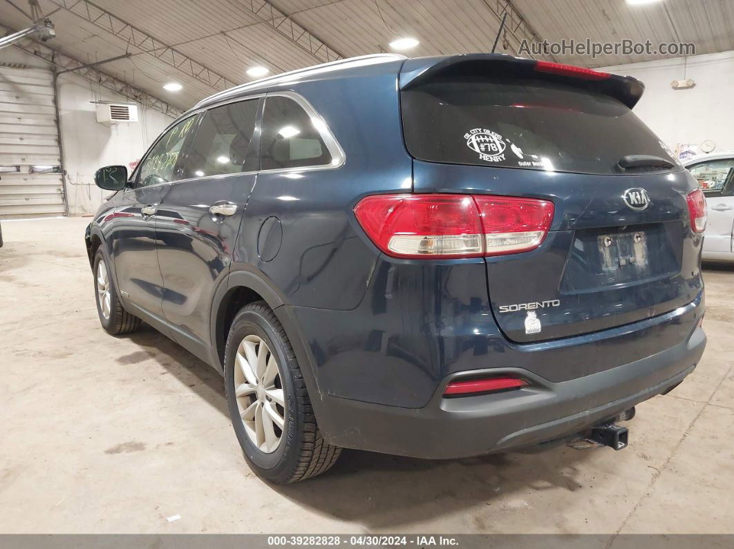 2018 Kia Sorento 3.3l Lx Dark Blue vin: 5XYPGDA50JG352146