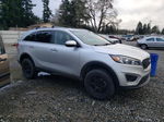 2018 Kia Sorento Lx Silver vin: 5XYPGDA50JG406450