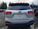 2018 Kia Sorento Lx Silver vin: 5XYPGDA50JG406450