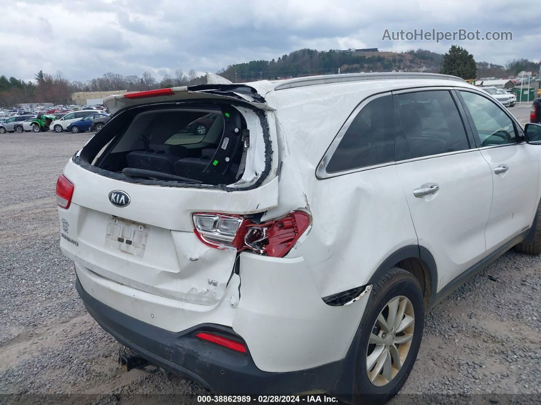 2018 Kia Sorento 3.3l Lx Белый vin: 5XYPGDA50JG417013