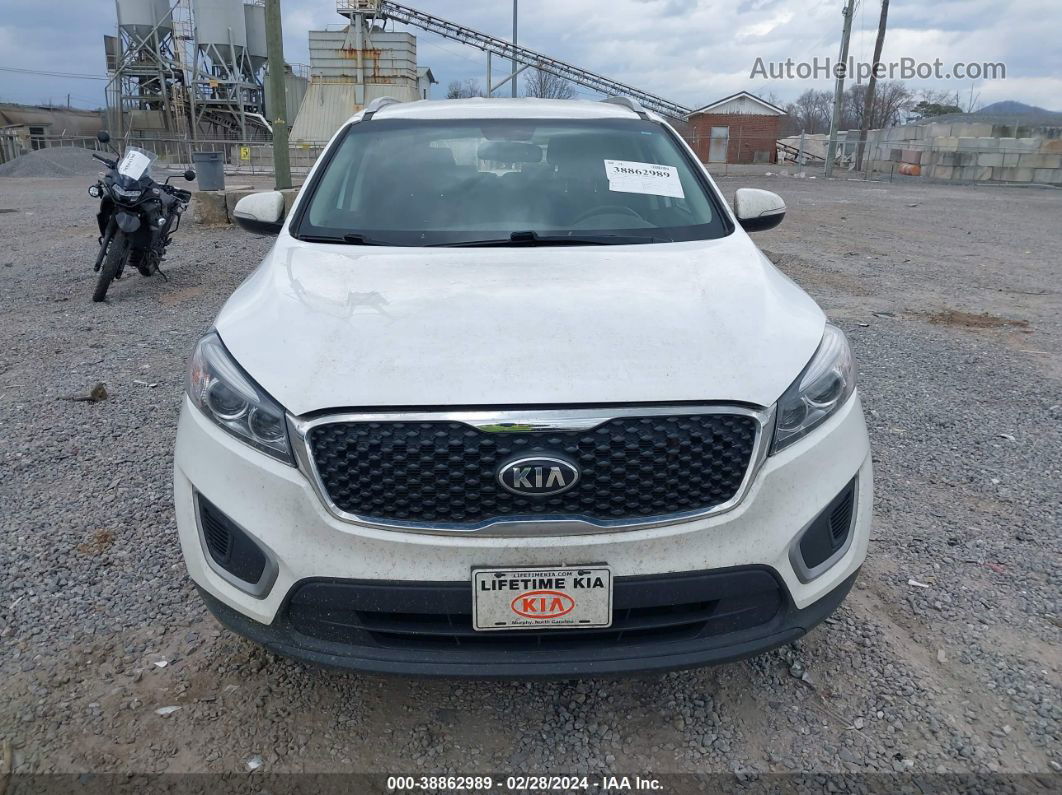 2018 Kia Sorento 3.3l Lx Белый vin: 5XYPGDA50JG417013