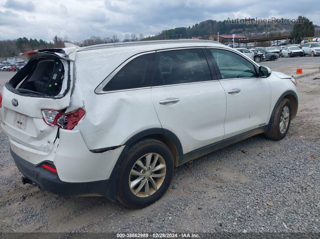 2018 Kia Sorento 3.3l Lx Белый vin: 5XYPGDA50JG417013