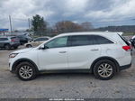 2018 Kia Sorento 3.3l Lx White vin: 5XYPGDA50JG417013