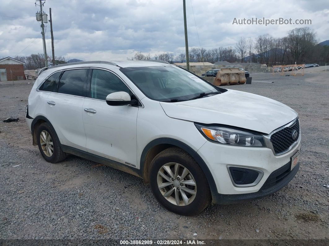 2018 Kia Sorento 3.3l Lx Белый vin: 5XYPGDA50JG417013