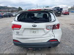 2018 Kia Sorento 3.3l Lx White vin: 5XYPGDA50JG417013