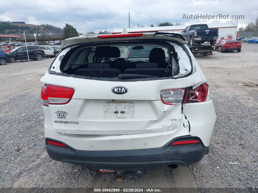 2018 Kia Sorento 3.3l Lx Белый vin: 5XYPGDA50JG417013