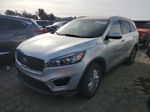 2018 Kia Sorento Lx Silver vin: 5XYPGDA50JG419652