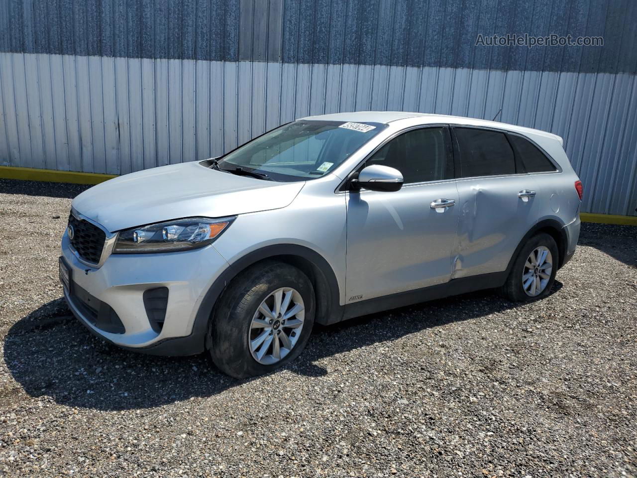 2020 Kia Sorento S Silver vin: 5XYPGDA50LG622401