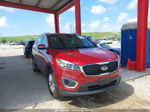 2017 Kia Sorento 3.3l Lx Red vin: 5XYPGDA51HG248016