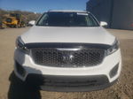 2017 Kia Sorento Lx White vin: 5XYPGDA51HG288564