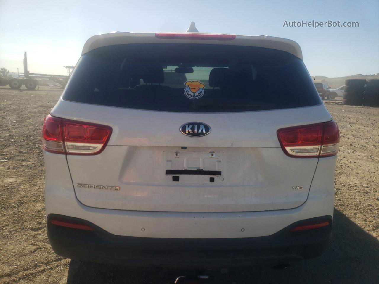 2017 Kia Sorento Lx Белый vin: 5XYPGDA51HG288564