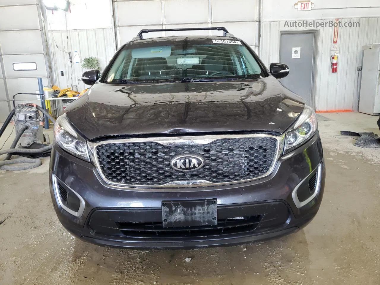 2017 Kia Sorento Lx Gray vin: 5XYPGDA51HG328030