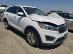 2018 Kia Sorento Lx White vin: 5XYPGDA51JG339700