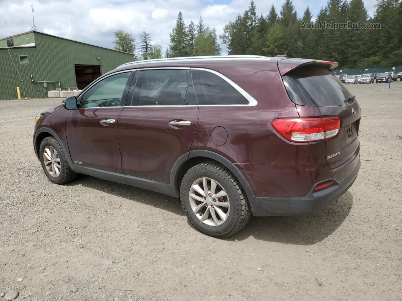 2018 Kia Sorento Lx Purple vin: 5XYPGDA51JG353175