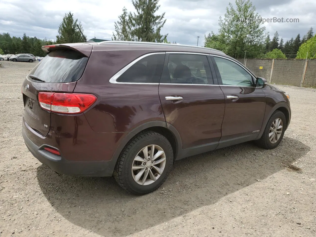 2018 Kia Sorento Lx Purple vin: 5XYPGDA51JG353175