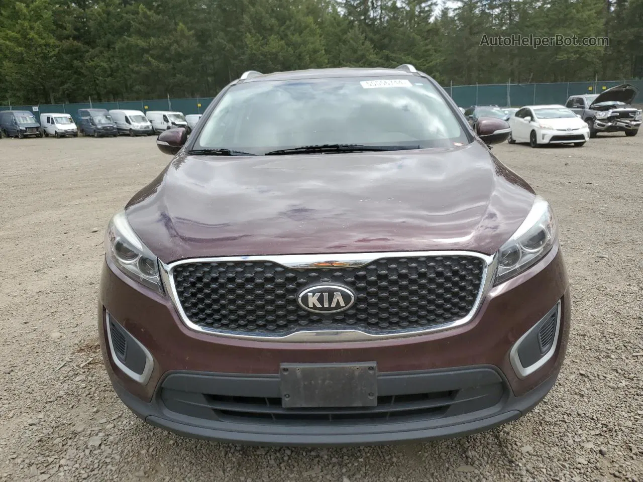 2018 Kia Sorento Lx Фиолетовый vin: 5XYPGDA51JG353175