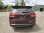 2018 Kia Sorento Lx Purple vin: 5XYPGDA51JG353175