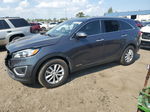 2018 Kia Sorento Lx Gray vin: 5XYPGDA51JG418347