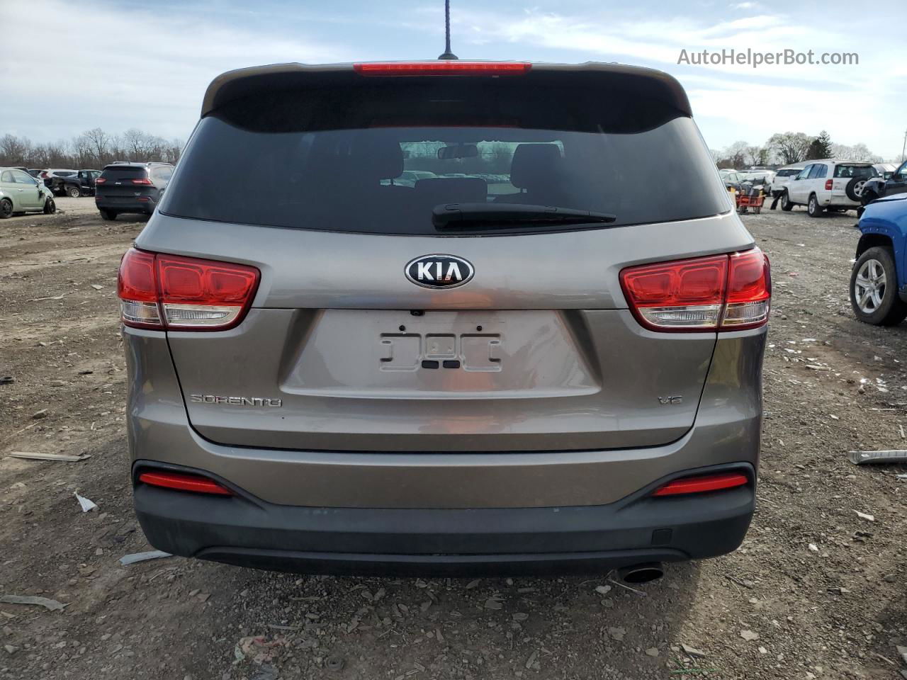 2017 Kia Sorento Lx Gray vin: 5XYPGDA52HG193513