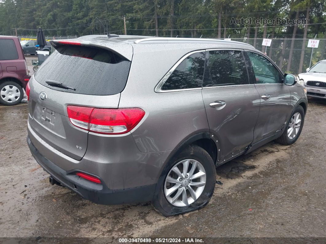 2017 Kia Sorento 3.3l Lx Gray vin: 5XYPGDA52HG197965