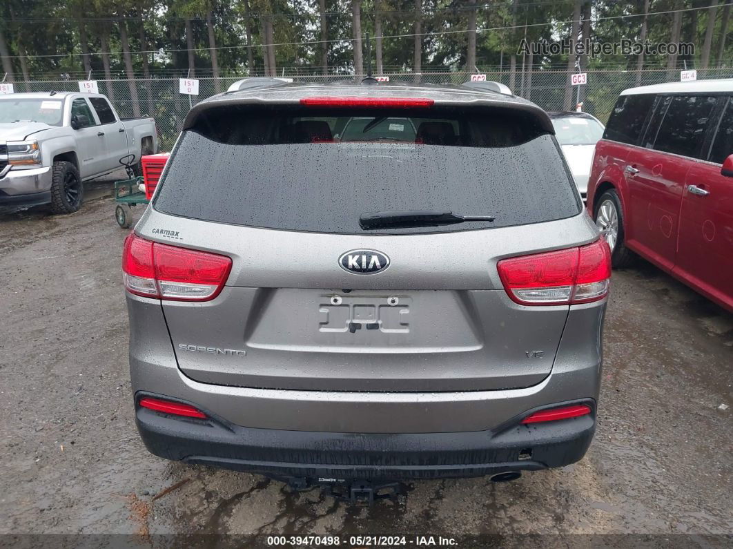 2017 Kia Sorento 3.3l Lx Gray vin: 5XYPGDA52HG197965