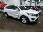 2017 Kia Sorento Lx White vin: 5XYPGDA52HG217650