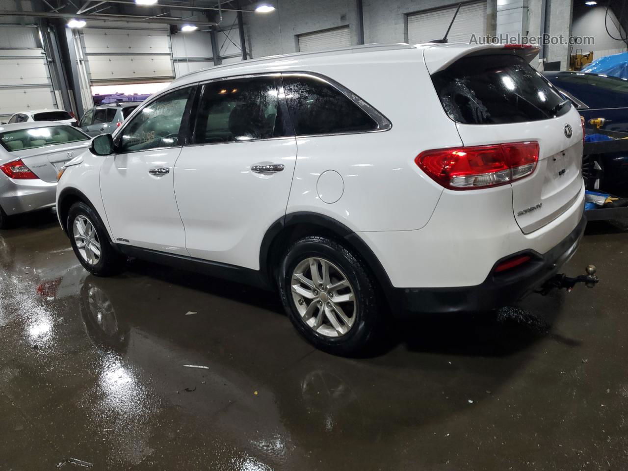 2017 Kia Sorento Lx White vin: 5XYPGDA52HG217650