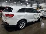 2017 Kia Sorento Lx White vin: 5XYPGDA52HG217650