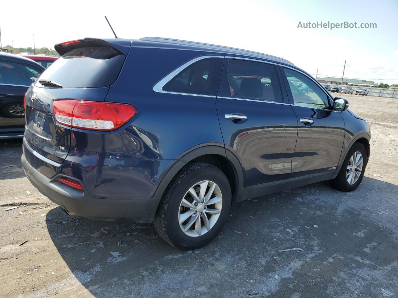 2017 Kia Sorento Lx Синий vin: 5XYPGDA52HG308465