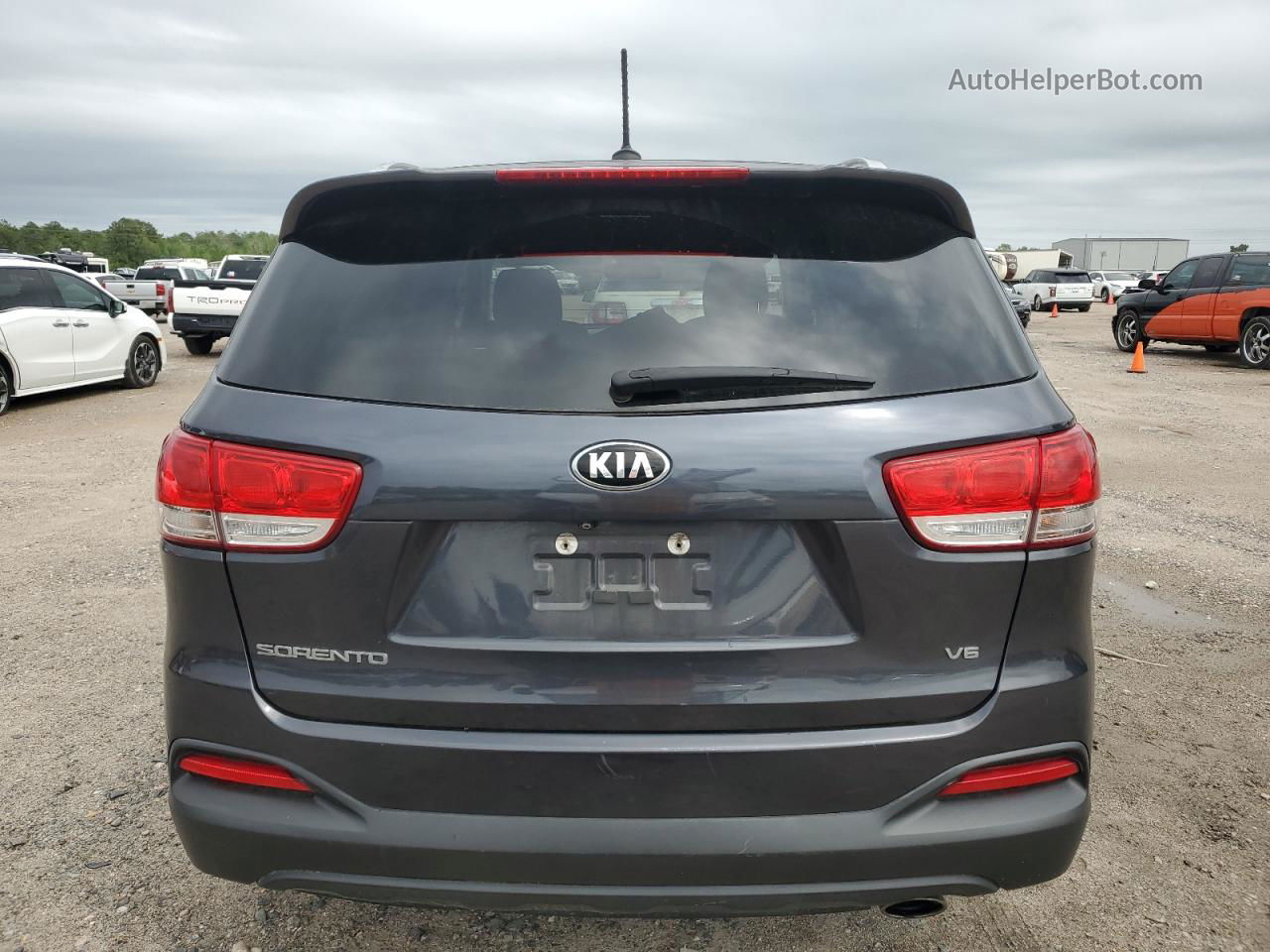 2017 Kia Sorento Lx Charcoal vin: 5XYPGDA52HG327565