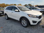 2018 Kia Sorento Lx White vin: 5XYPGDA52JG338734