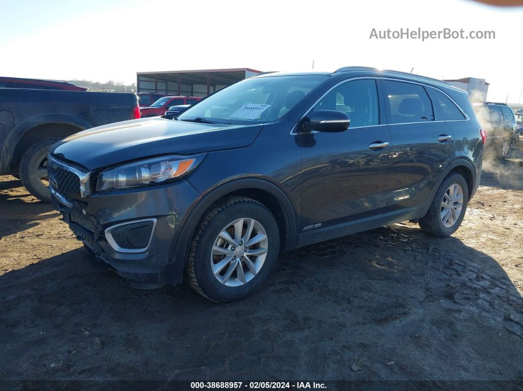 2018 Kia Sorento 3.3l Lx Gray vin: 5XYPGDA52JG347949