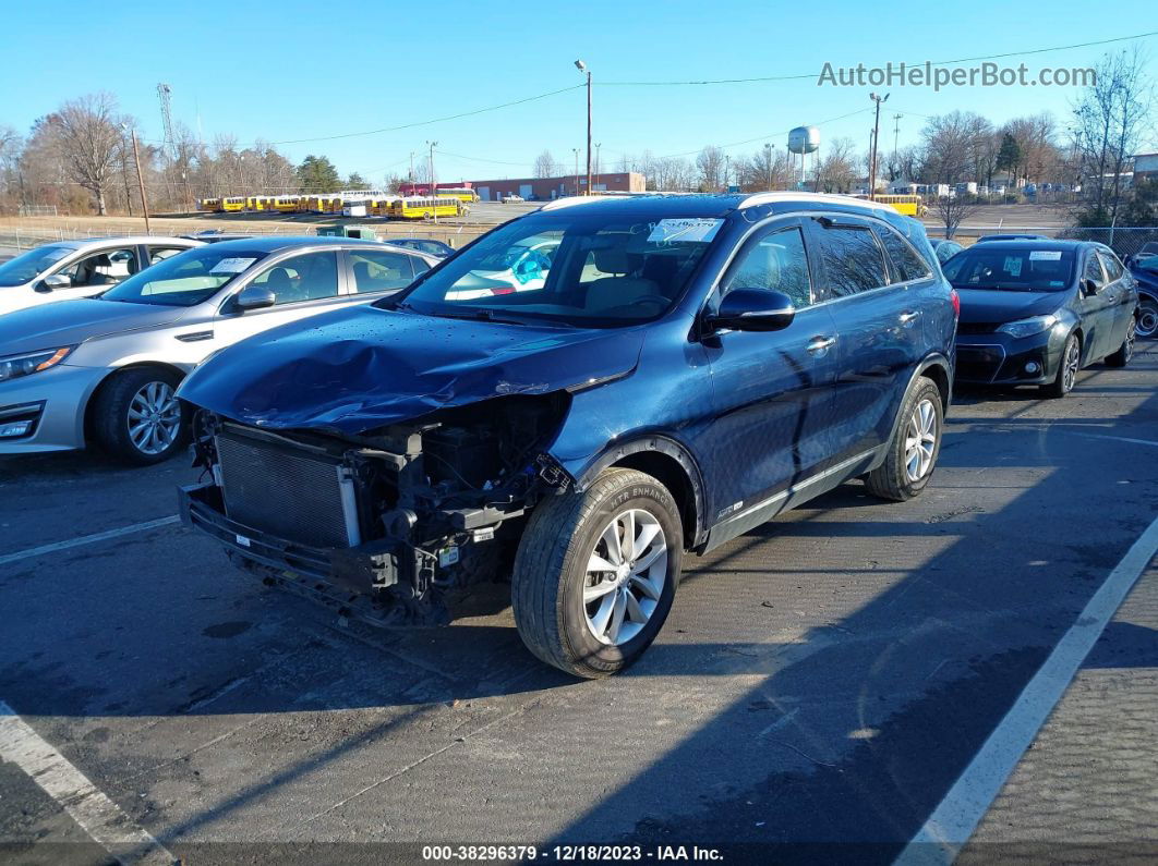 2017 Kia Sorento 3.3l Lx Синий vin: 5XYPGDA53HG195268