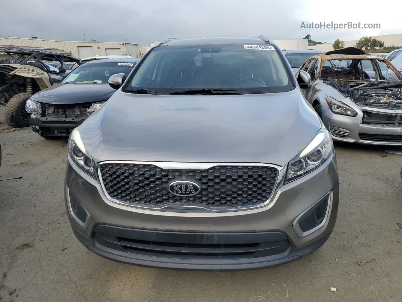 2018 Kia Sorento Lx Gray vin: 5XYPGDA53JG367532