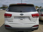 2018 Kia Sorento Lx White vin: 5XYPGDA53JG422755