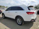 2018 Kia Sorento Lx White vin: 5XYPGDA53JG422755