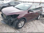 2020 Kia Sorento 3.3l S Maroon vin: 5XYPGDA53LG658292