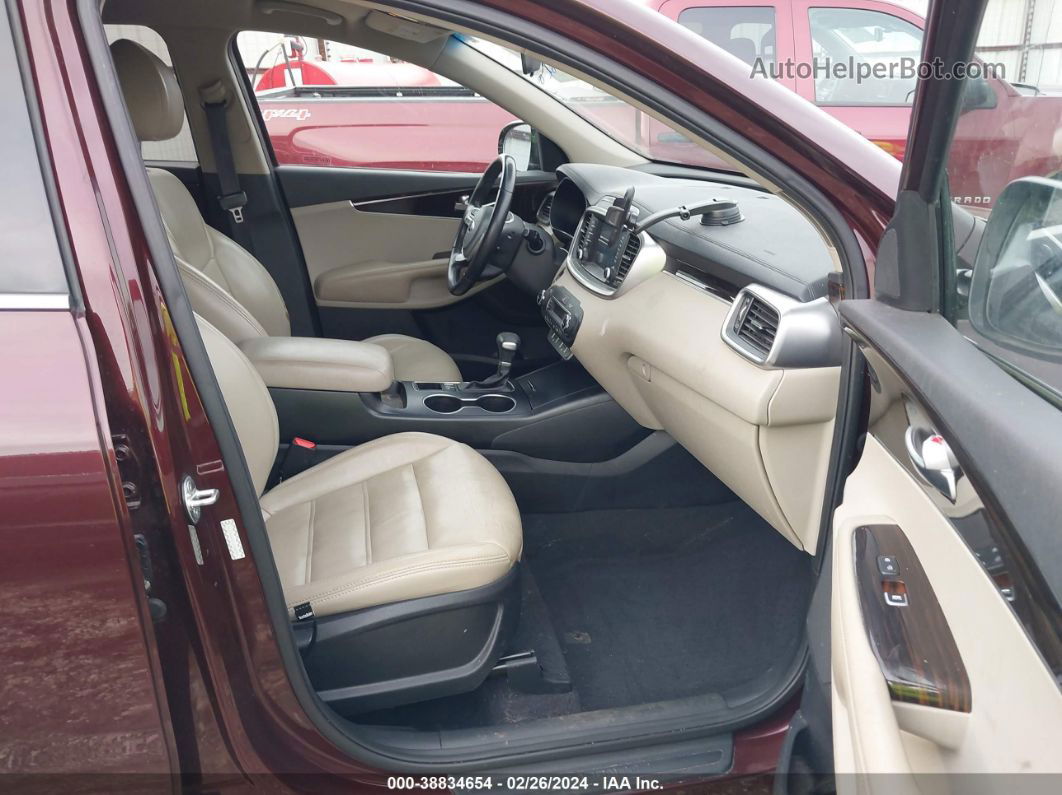 2020 Kia Sorento 3.3l S Maroon vin: 5XYPGDA53LG658292