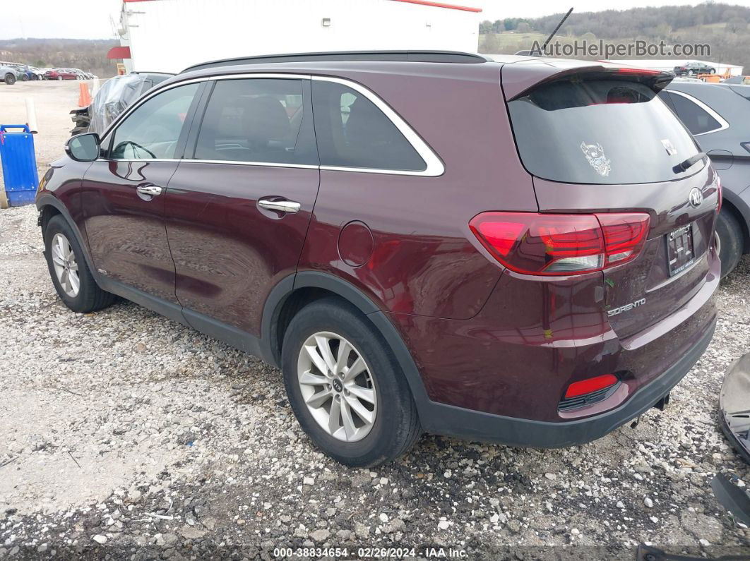 2020 Kia Sorento 3.3l S Maroon vin: 5XYPGDA53LG658292