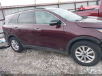 2020 Kia Sorento 3.3l S Maroon vin: 5XYPGDA53LG658292