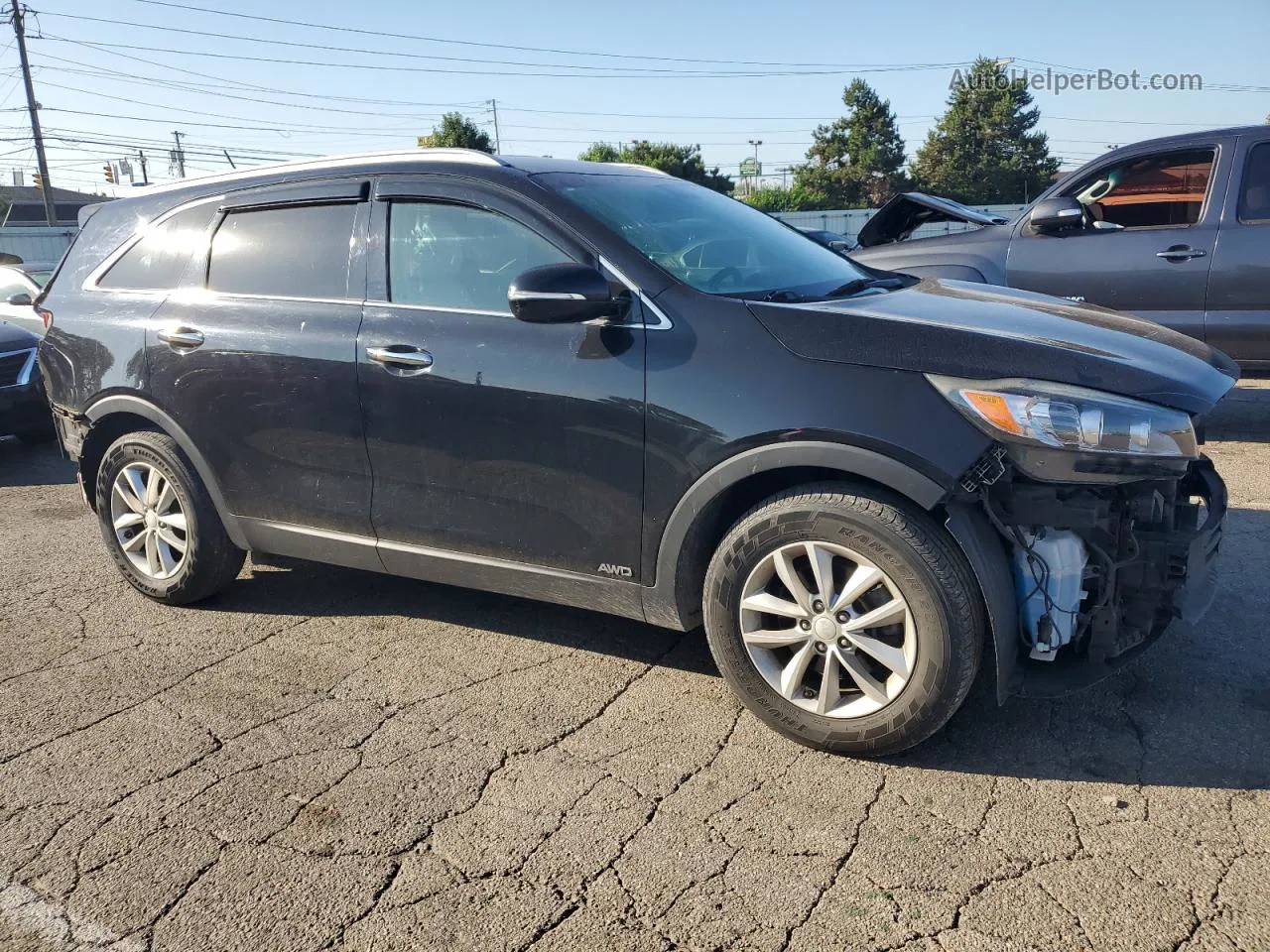 2017 Kia Sorento Lx Black vin: 5XYPGDA54HG191231