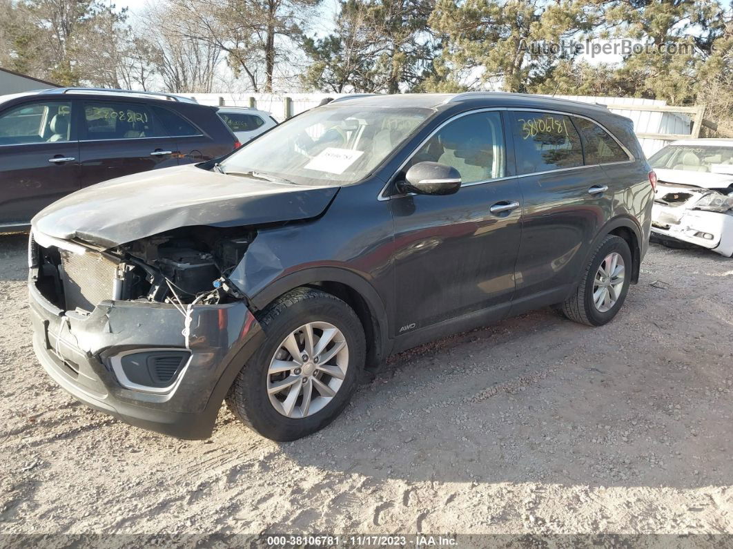 2017 Kia Sorento 3.3l Lx Gray vin: 5XYPGDA54HG247829