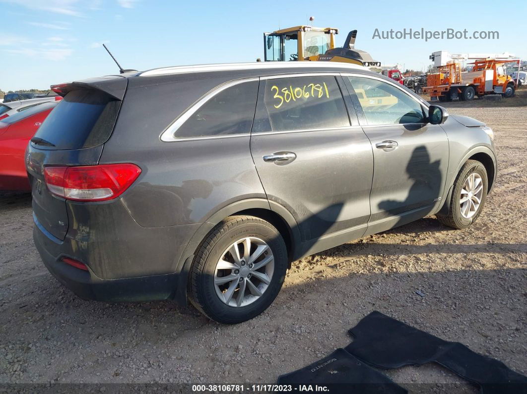 2017 Kia Sorento 3.3l Lx Gray vin: 5XYPGDA54HG247829